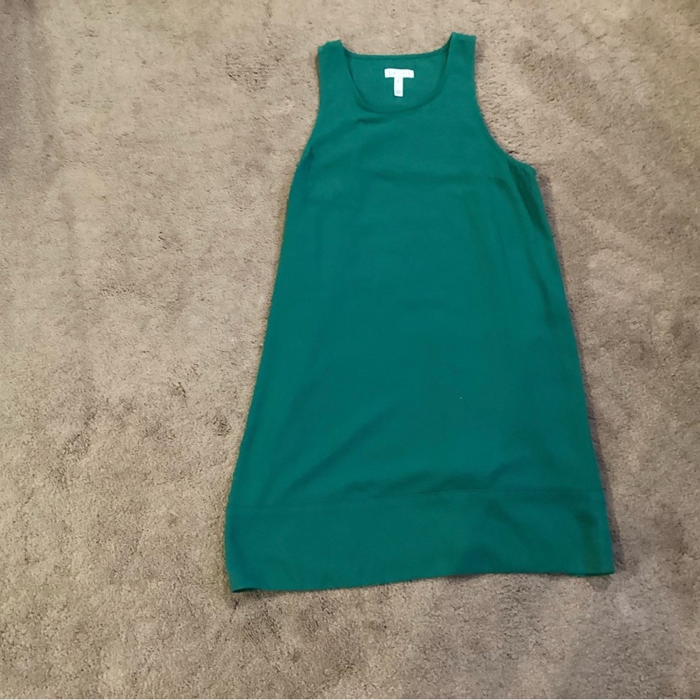 Leith Green Sleeveless Dress